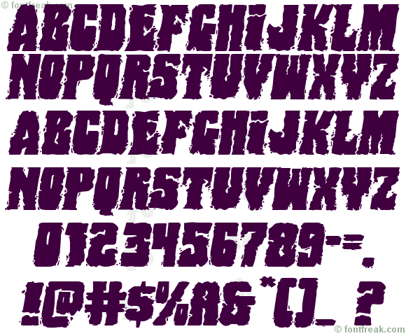 Bog Beast Expanded Italic