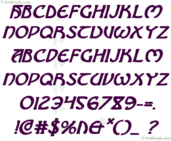 Brin Athyn Bold Italic