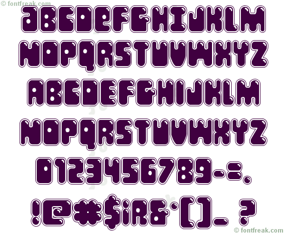 Bubble Butt Academy Italic