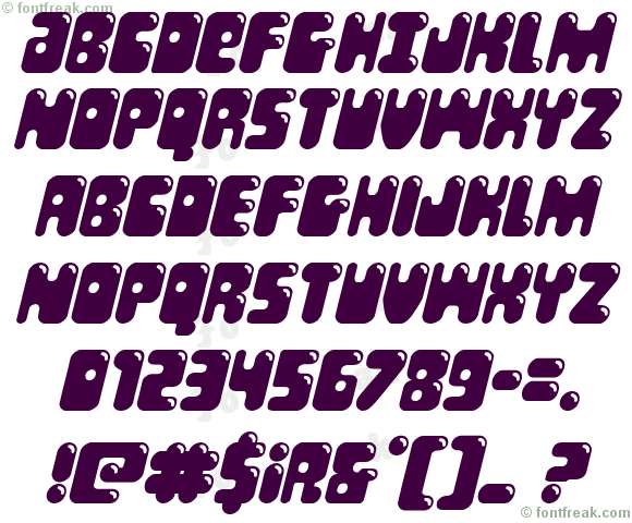 Bubble Butt Italic