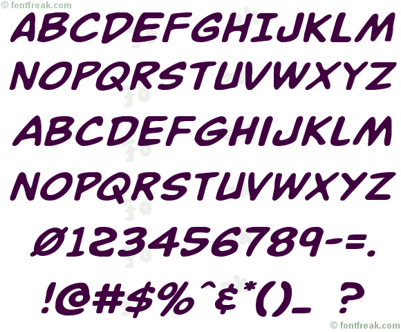 Buddy Champion Expanded Italic