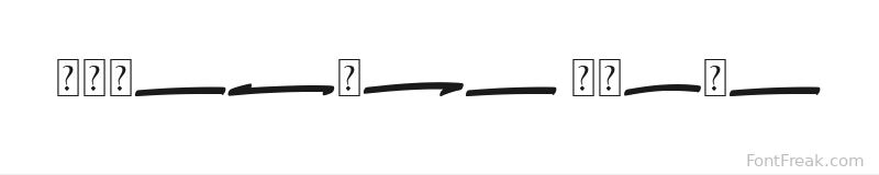 Bushetch Swash font preview
