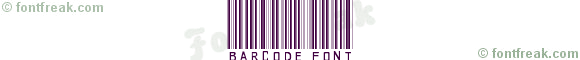 barcode font