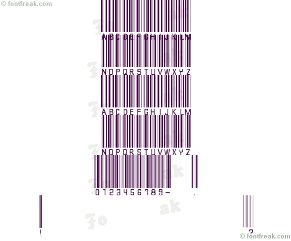 barcode font