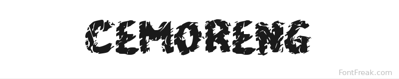 CEMORENG font preview