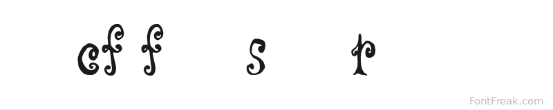 CF Fredo Style Regular font preview