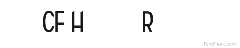 CF Historia Regular font preview