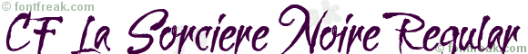 CF La Sorciere Noire Regular