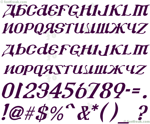 CSAR  Italic