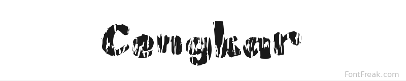 Cengkar font preview