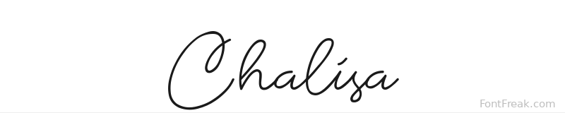 Chalisa font preview
