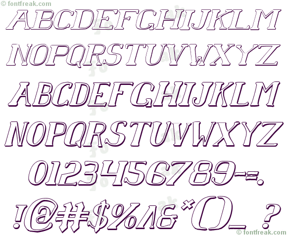 Chardin Doihle Shadow Italic