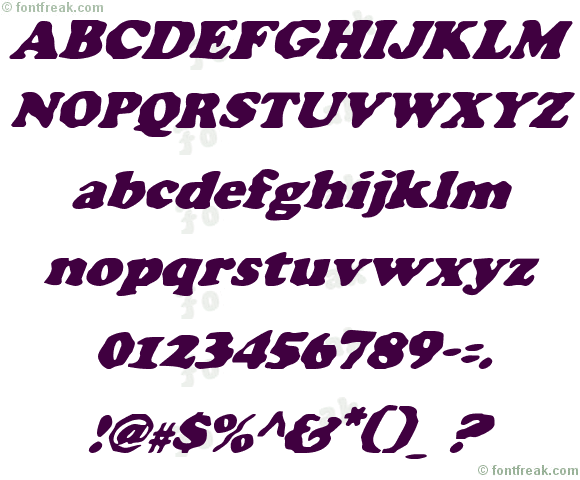 Charlemagne Condensed Italic