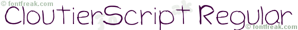 CloutierScript Regular