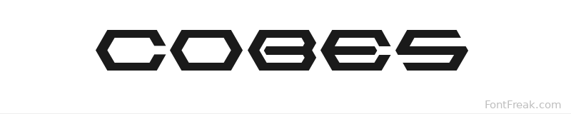 Cobes font preview