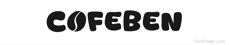 Cofeben font preview