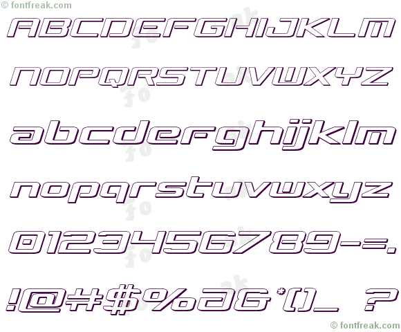 Concielian Break 3D Semi-Italic