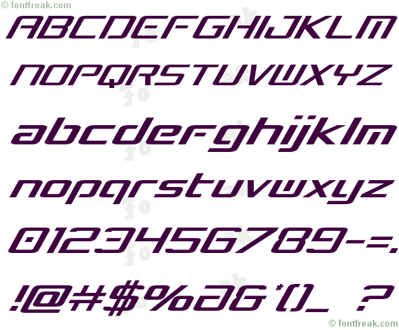 Concielian Break Condensed Italic