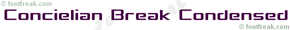 Concielian Break Condensed