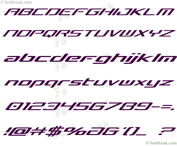 Concielian Break Expanded Italic