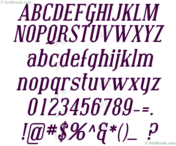 Covington Bold Italic