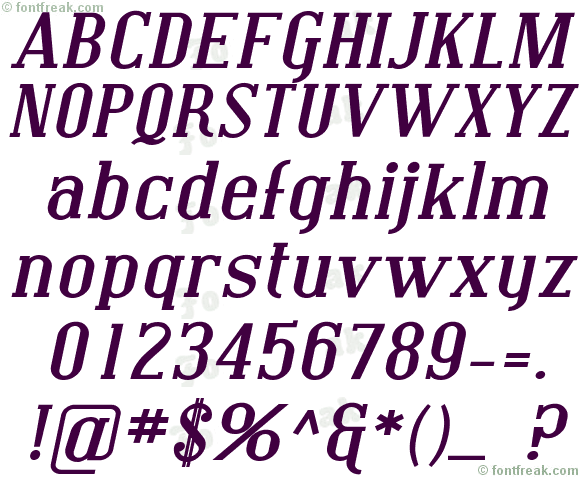 Covington Exp Bold Italic