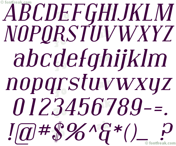 Covington Exp Italic