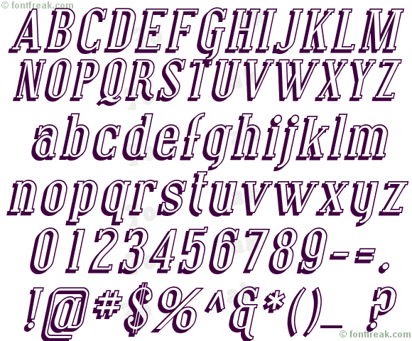 Covington Shadow Italic