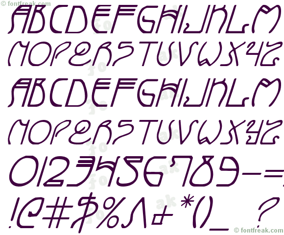 Coyote Deco Italic