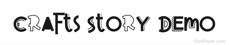 Crafts Story Demo font preview