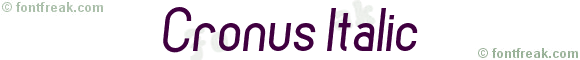 Cronus Italic