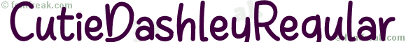 CutieDashleyRegular