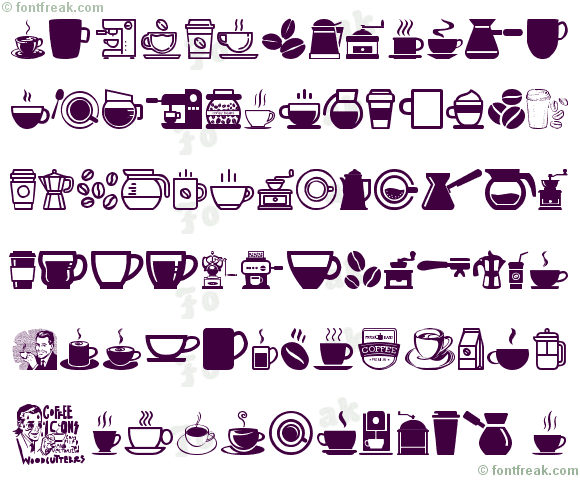 coffee icons