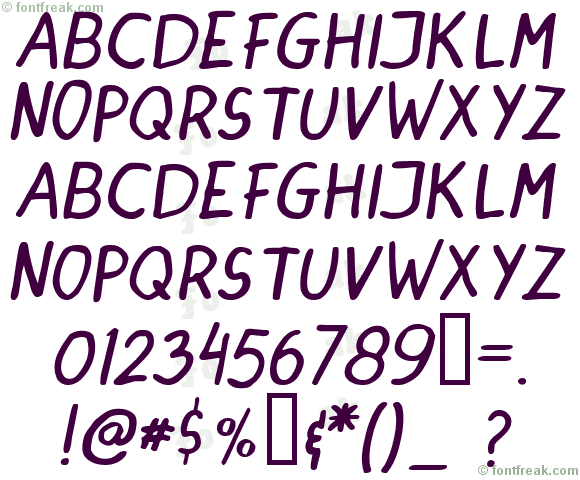 DINSKI CASUAL HANDWRITING Italic