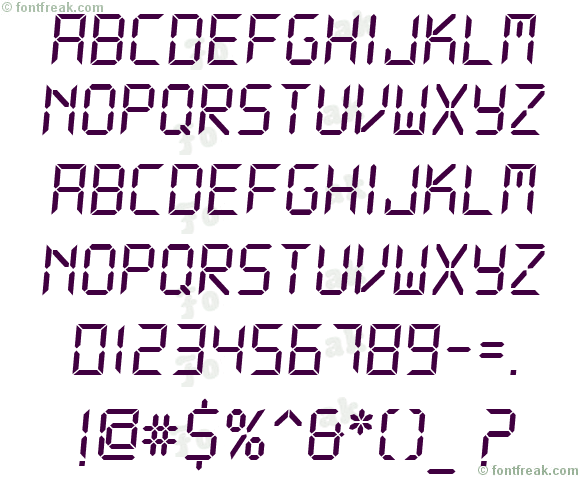 DS-Digital Italic