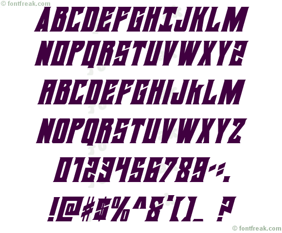 Daemonicus Condensed Italic