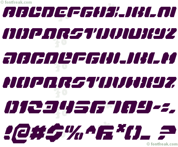 Dan Stargate Condensed Italic