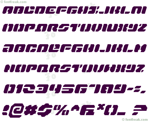 Dan Stargate Expanded Italic