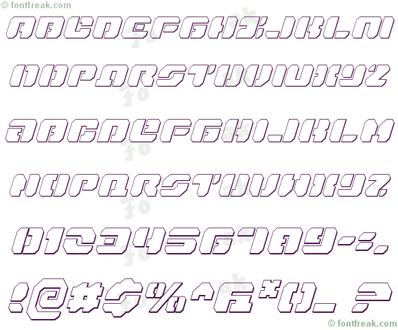 Dan Stargate Outline Italic