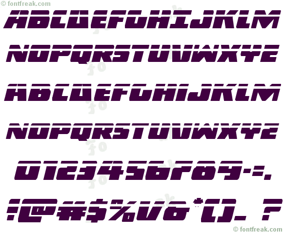 Dark Alliance Laser Italic