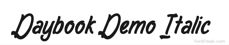 Daybook Demo Italic