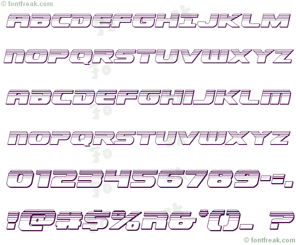 Dekaranger Chrome Italic