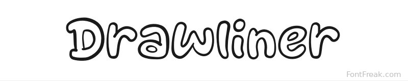 Drawliner font preview