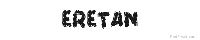 ERETAN font preview