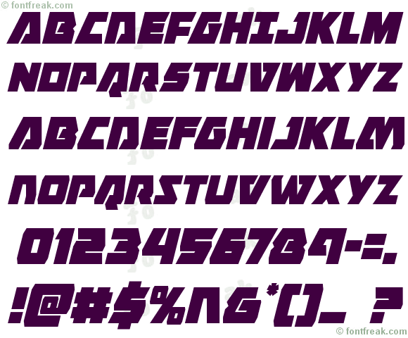 Eagle Strike Condensed Italic