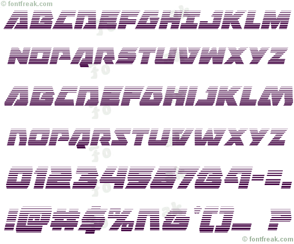 Eagle Strike Gradient Italic