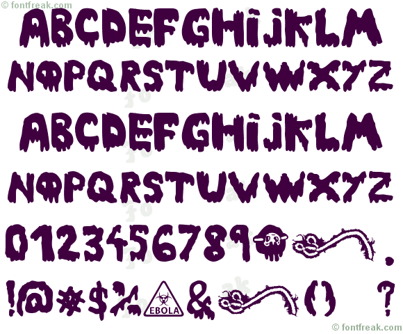 Ebola Font