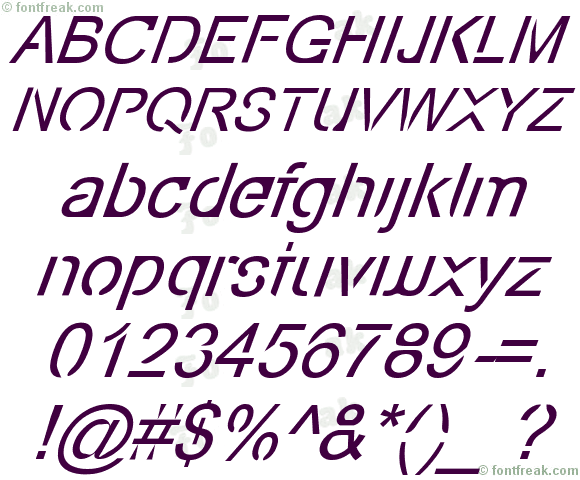 Eco-Files Italic