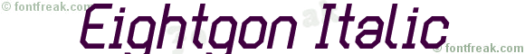 Eightgon Italic