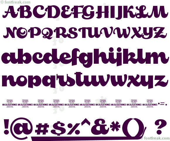 Electronics PERSONAL USE